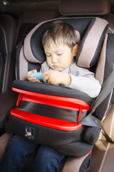 Car seat 2025 with safety shield