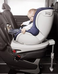 Toddler in rear facing seat